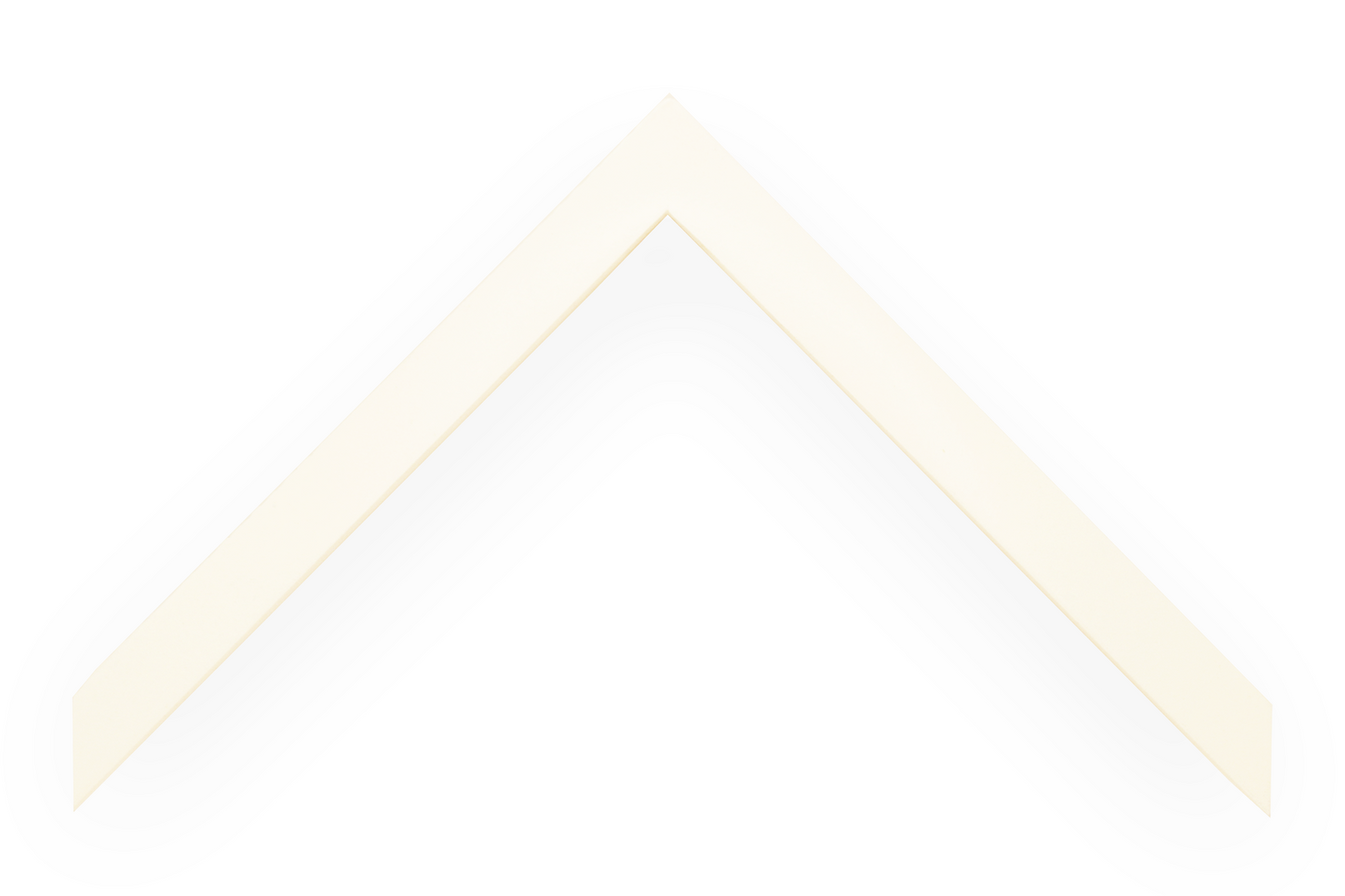 3/4" Flat White Gallery Frame